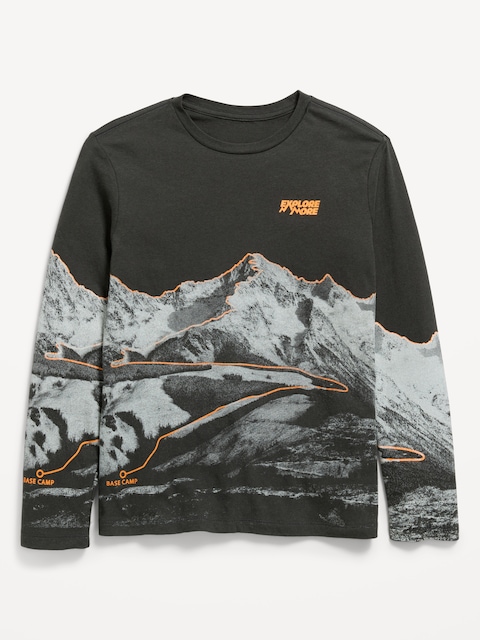 Long-Sleeve Graphic T-Shirt for Boys