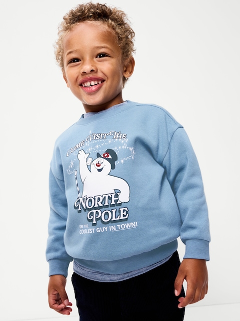 Frosty the Snowman™ Oversized Unisex Graphic Sweatshirt for Toddler