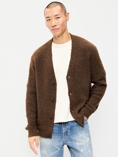 Wool-Blend Cardigan Sweater