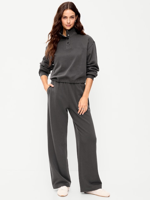High-Waisted SoComfy Wide-Leg Sweatpants