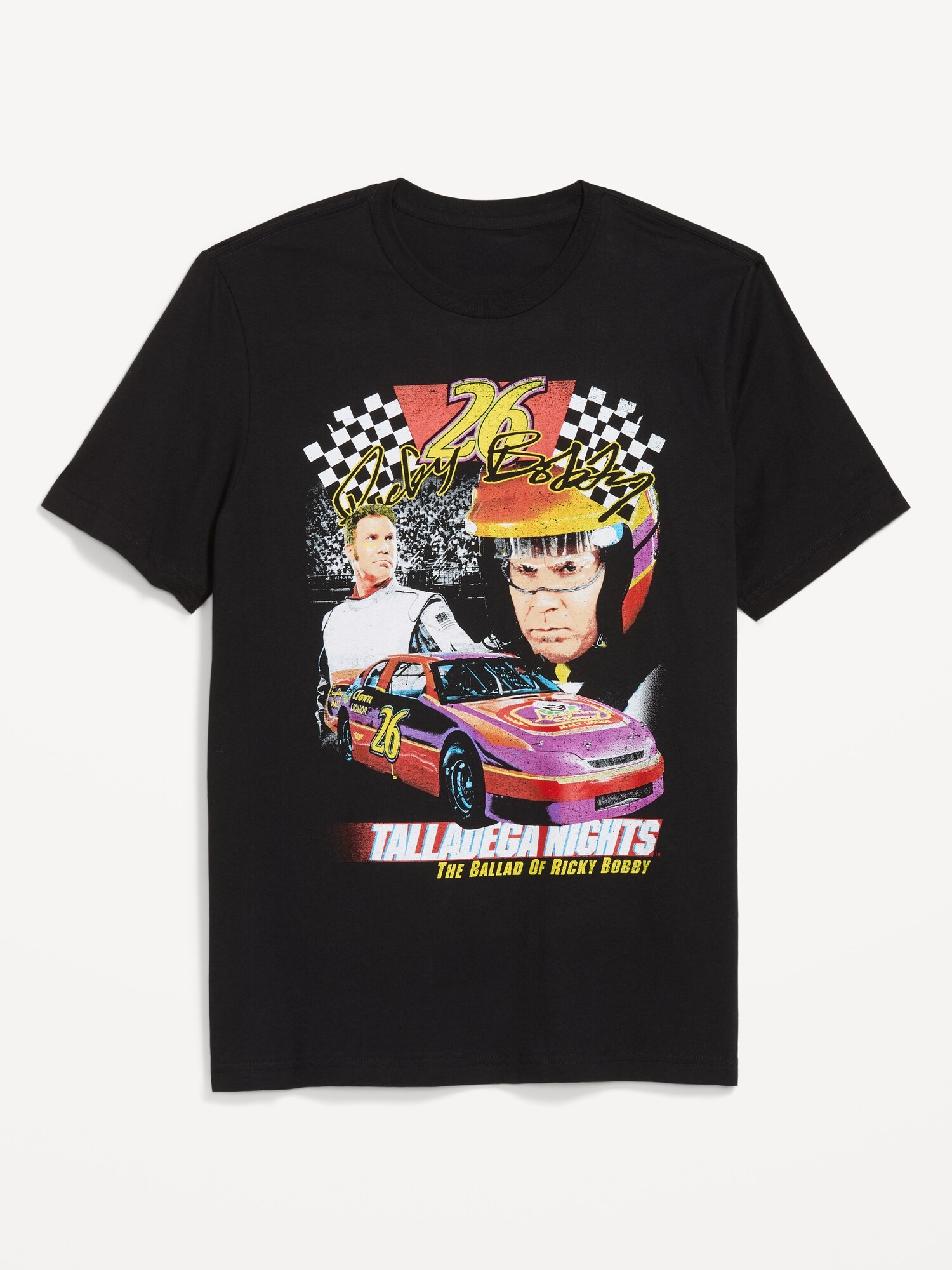 Мужская футболка Old Navy Talladega Nights, цвет: Чёрный — фото 2