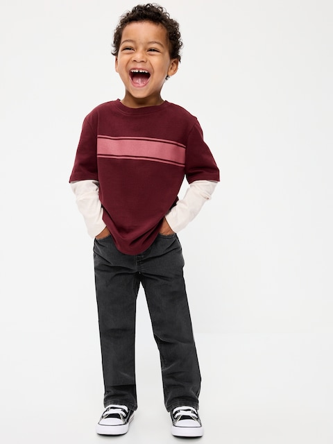 Wow Straight Pull-On Jeans for Toddler Boys
