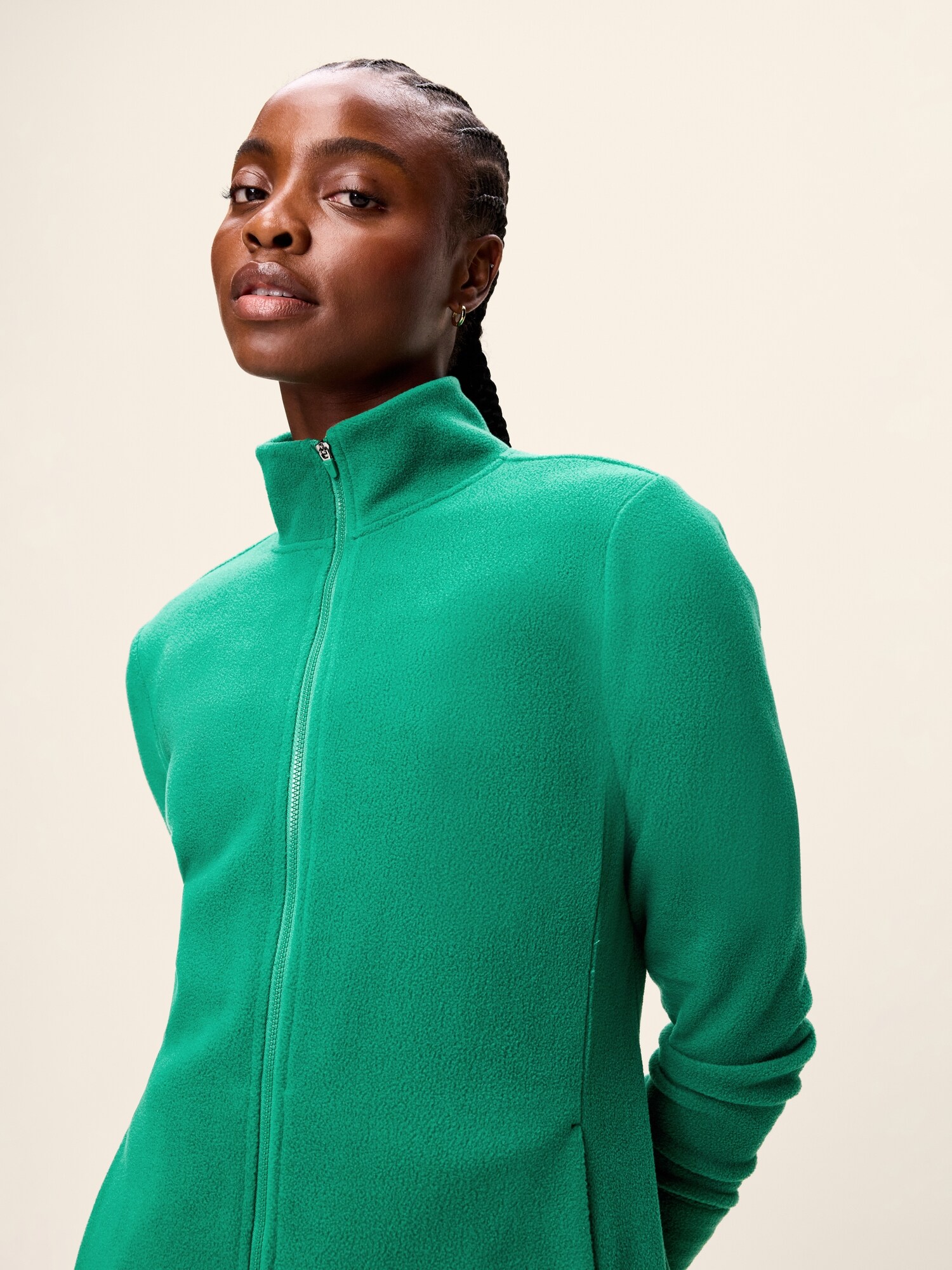 Fitted Performance Fleece Full-Zip Jacket