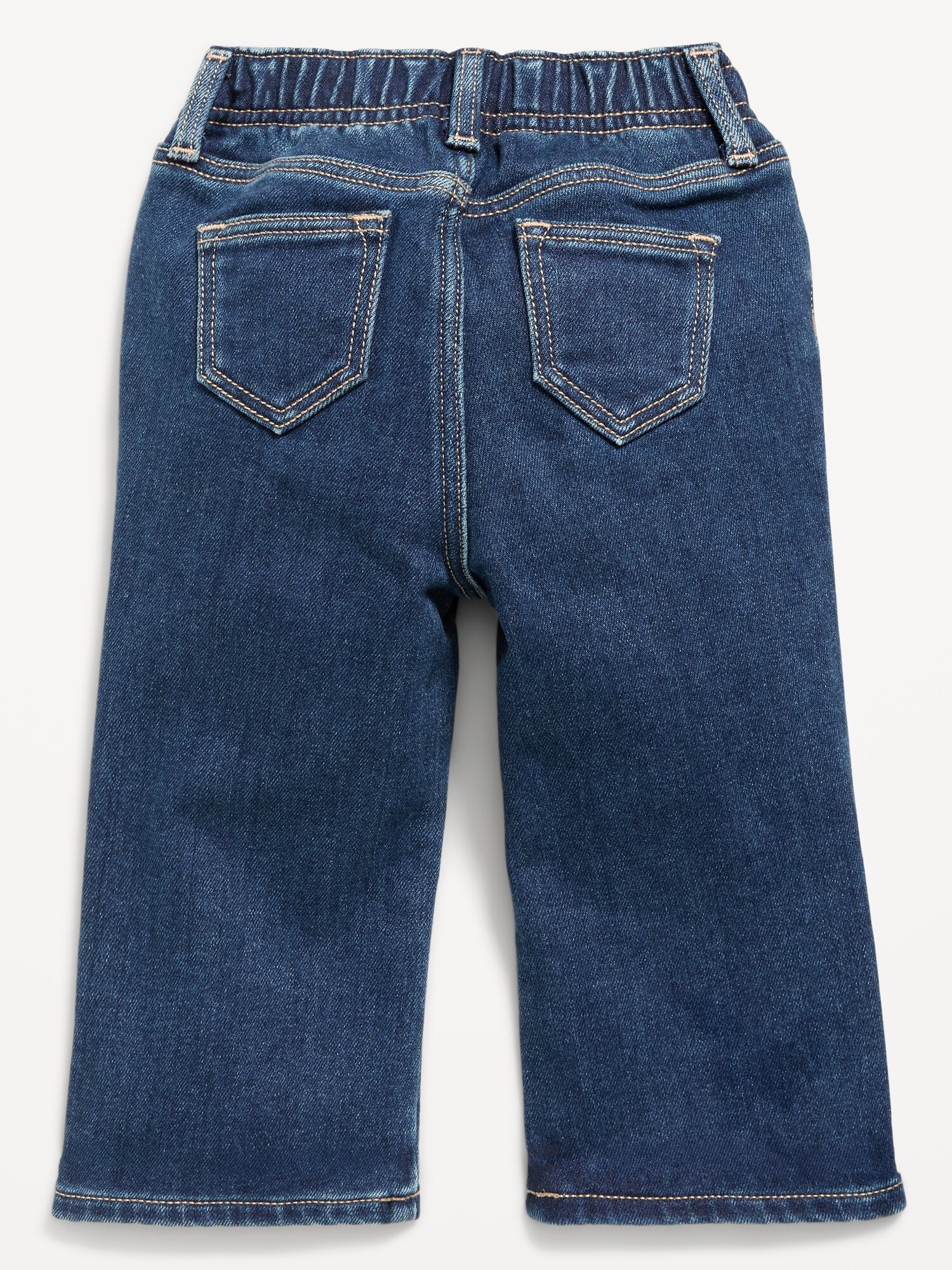 Джинсы Old Navy Baggy Brushed Jeans для малышей, цвет: Тёмная варка — фото 2