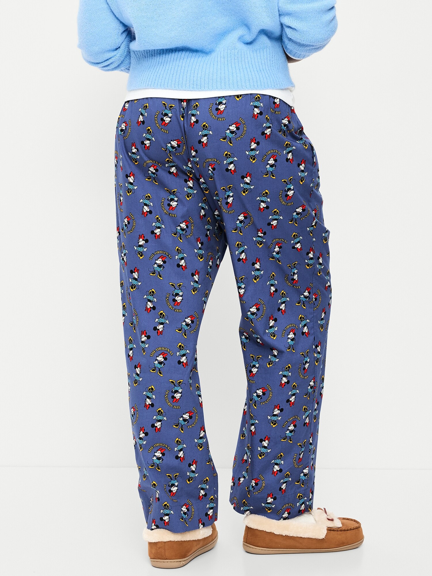 Женские пижамные брюки Old Navy x Disney из поплина, цвет: Minnie Mouse — фото 6