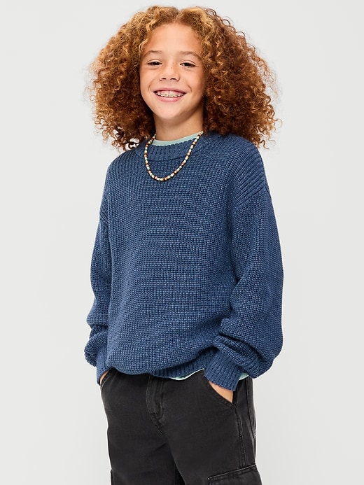 Oversized Crew-Neck Sweater for Boys | Old Navy