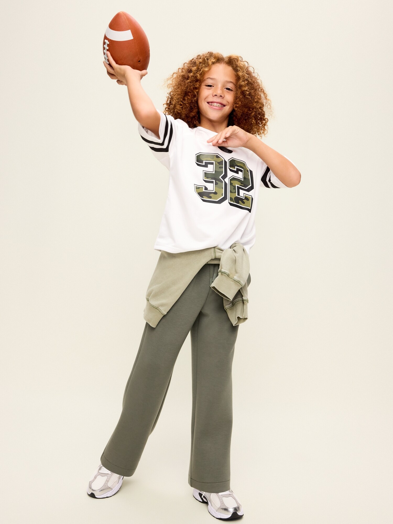 Брюки Old Navy Bounce Fleece Super Baggy Sweatpants для мальчиков, цвет: Мох зелёный — фото 3