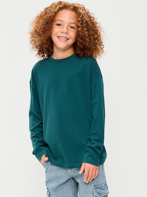 Oversized Long-Sleeve T-Shirt for Boys