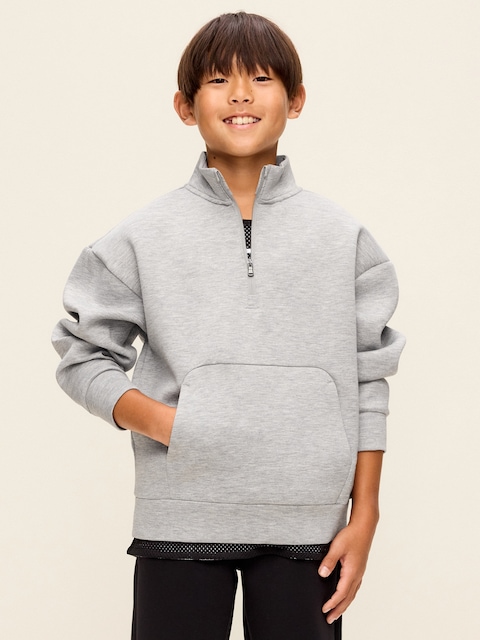 Bounce Fleece Oversized Quarter-Zip for Boys