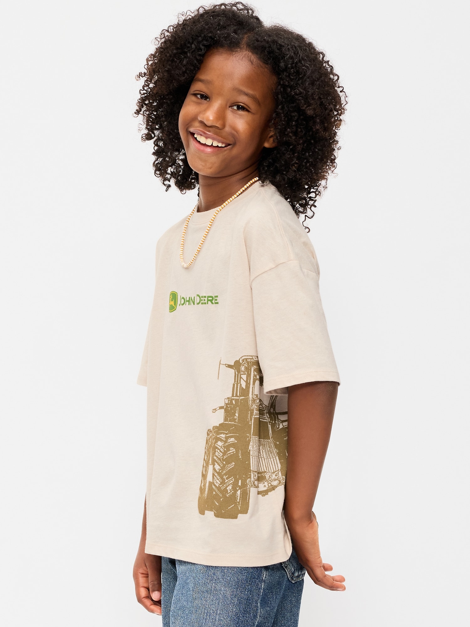 John Deere™ Oversized Gender-Neutral T-Shirt for Kids