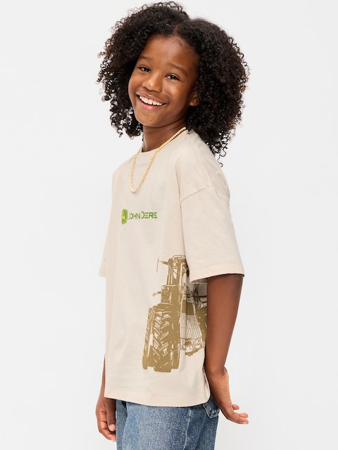 John Deere™ Oversized Gender-Neutral T-Shirt for Kids