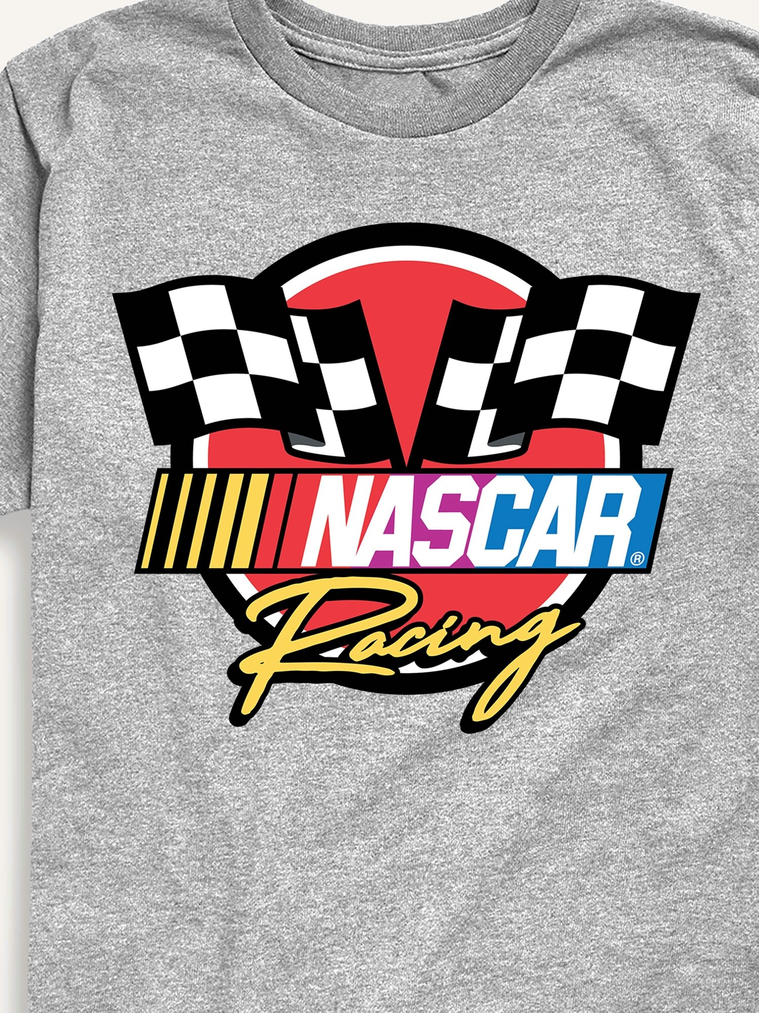 Детская футболка Old Navy NASCAR Racing Logo Short Sleeve, цвет: Меланжевый — фото 2
