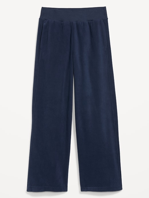 Extra High-Waisted Performance Fleece Wide-Leg Sweatpants
