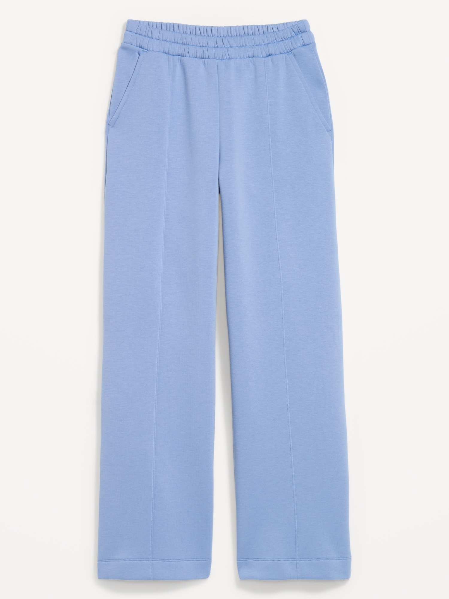 High-Waisted Bounce Fleece Wide-Leg Sweatpants