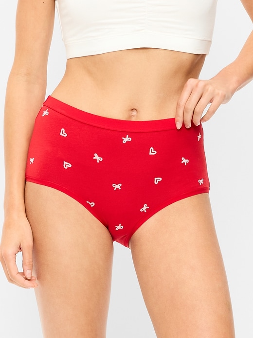 High-Waisted Everyday Brief Cotton Underwear