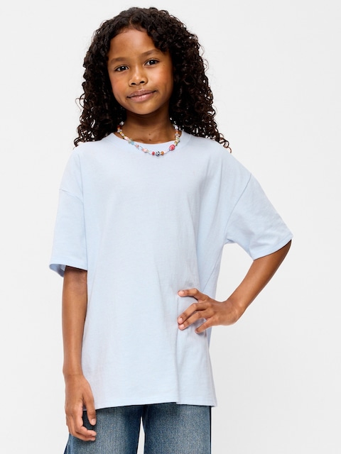 Oversized Short-Sleeve T-Shirt for Girls