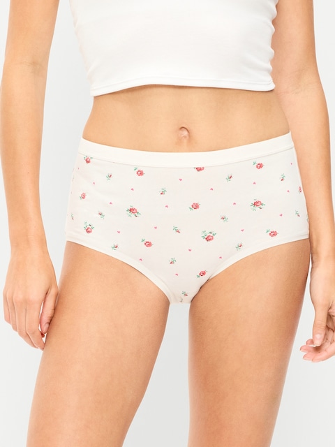 High-Waisted Everyday Brief Cotton Underwear