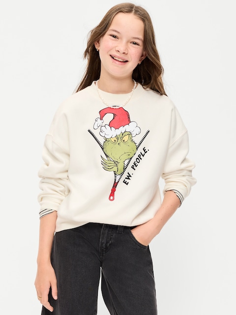 Dr. Seuss™ Grinch Tunic Sweatshirt for Girls