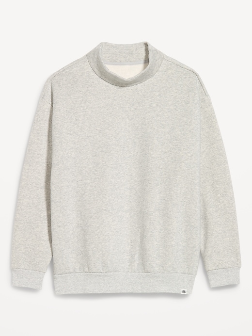Baseline Fleece Mock-Neck Sweater