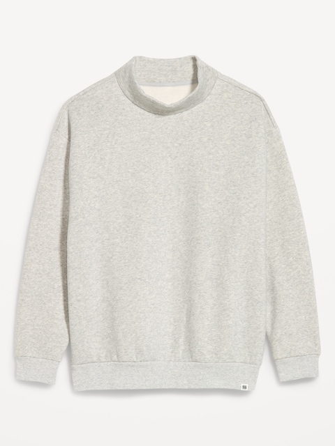Baseline Fleece Mock-Neck Sweater