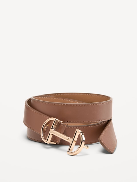 Horsebit Belt for Women