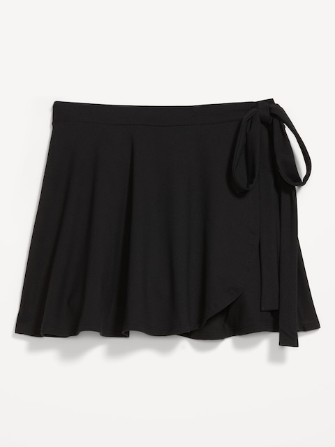 StudioSmooth Mini Wrap Skirt