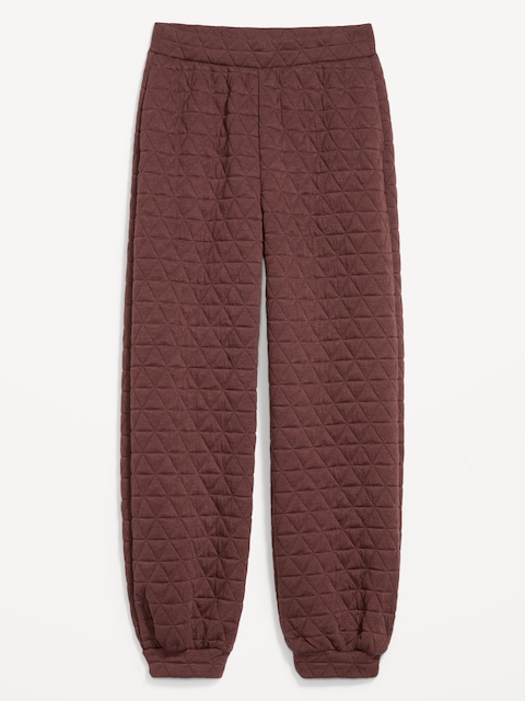 Quilted Bounce Fleece Sweatpants