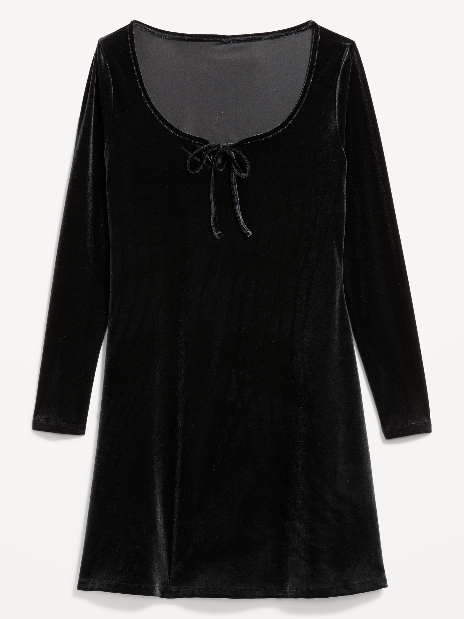 Velvet Fit & Flare Mini Dress