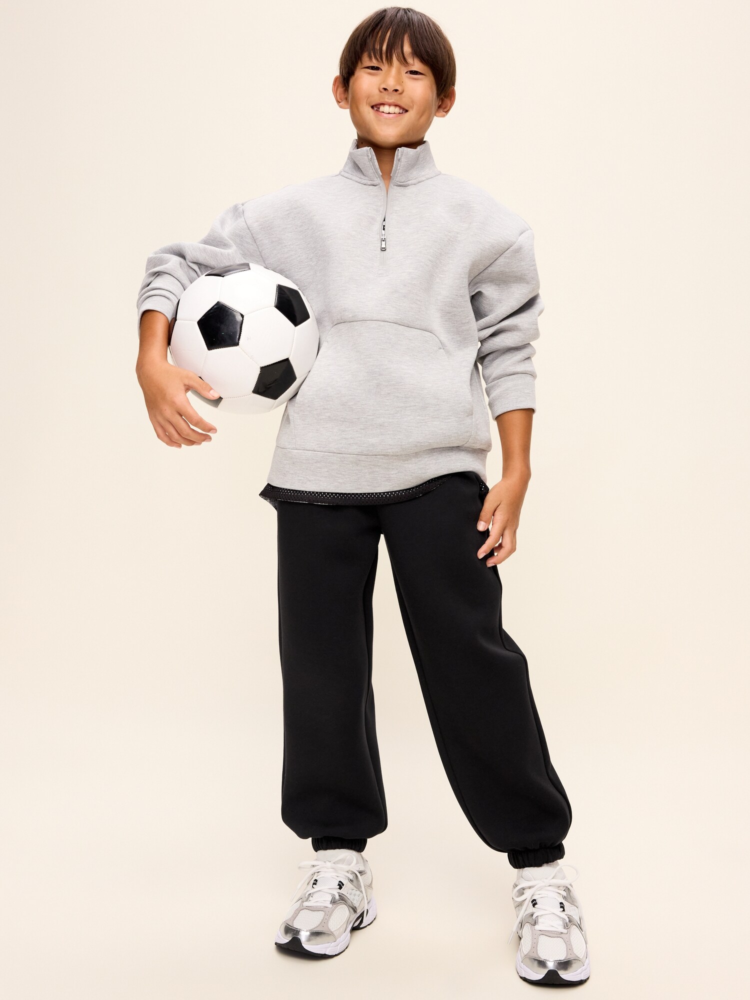 Брюки Old Navy Bounce Fleece Baggy Jogger Sweatpants для мальчиков, цвет: Чёрный — фото 3