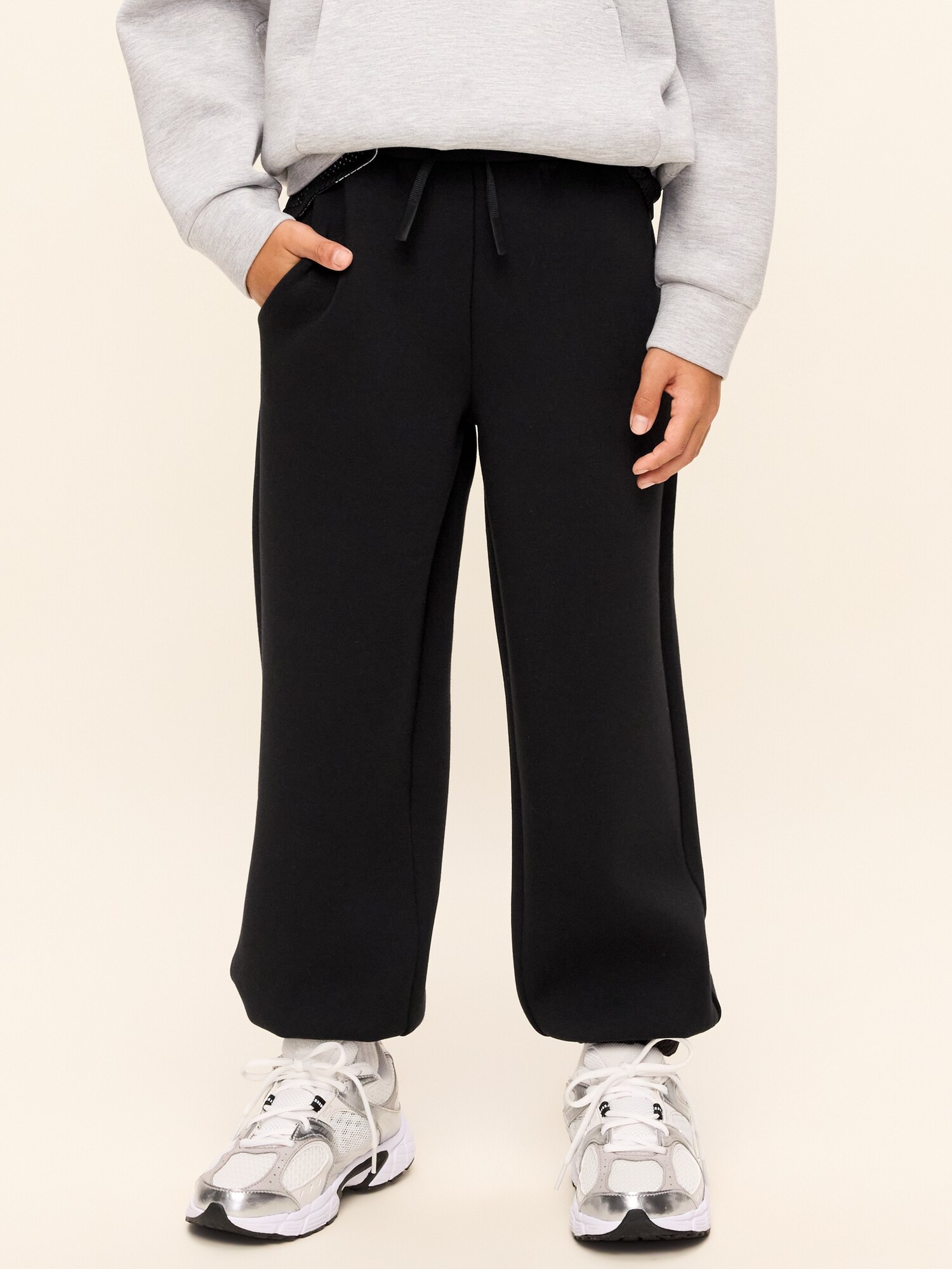 Брюки Old Navy Bounce Fleece Baggy Jogger Sweatpants для мальчиков, цвет: Чёрный