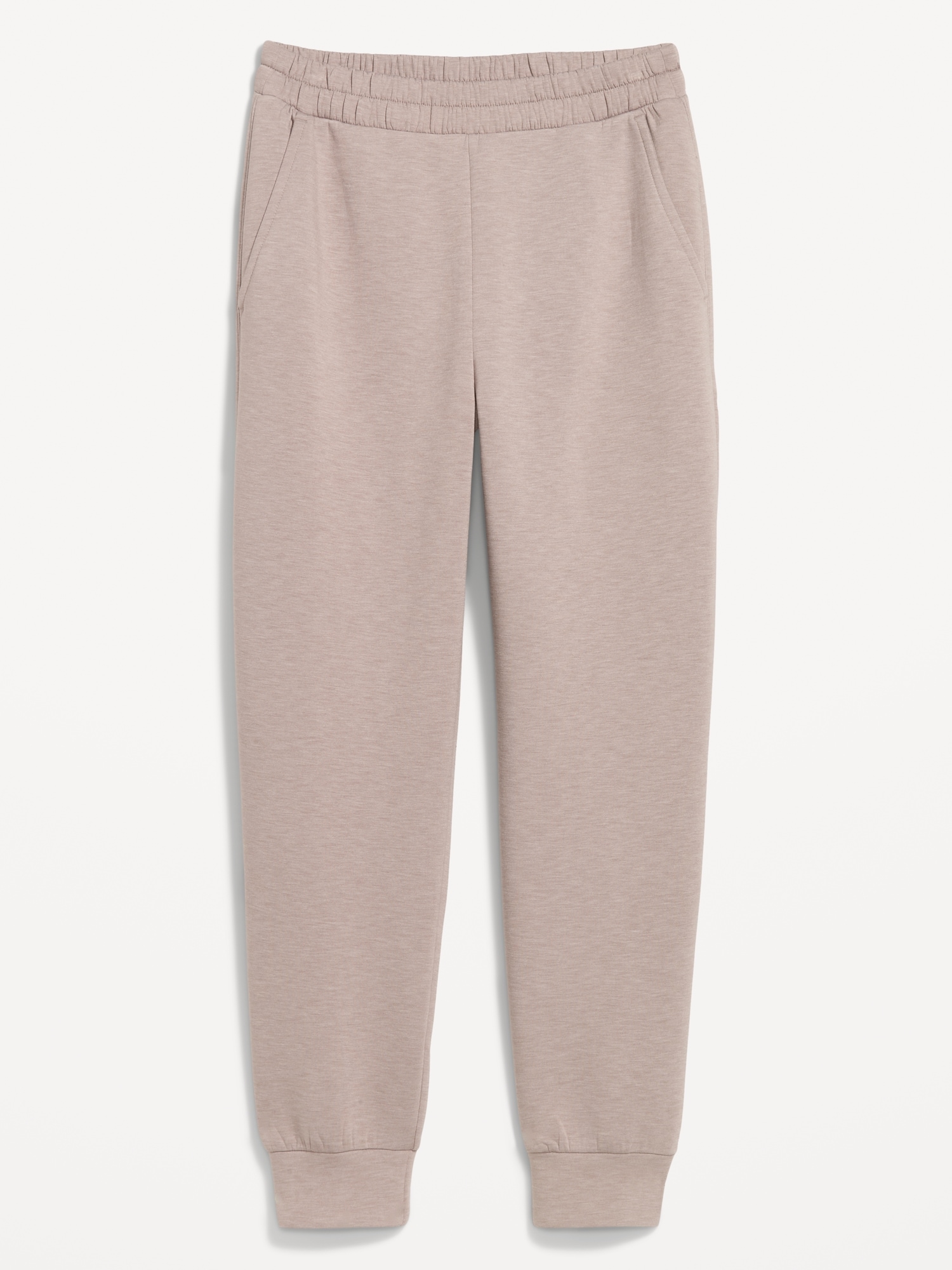 High-Waisted Bounce Fleece Jogger Sweatpants