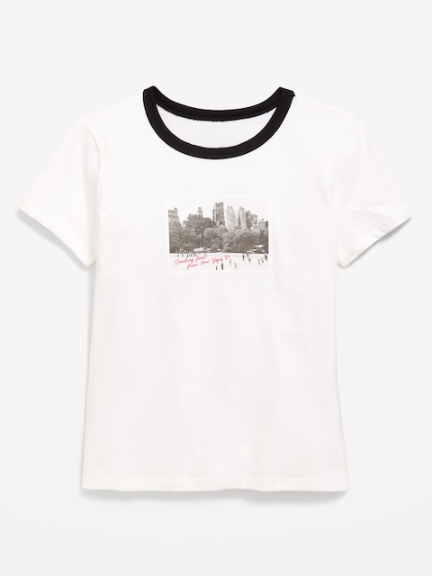 Short-Sleeve Graphic T-Shirt for Girls
