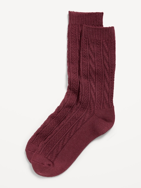 Cable Knit Socks