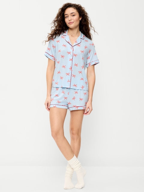 Sunday Sleep Knit Jersey Short Set