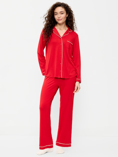 Sunday Sleep Knit Jersey Pant Set