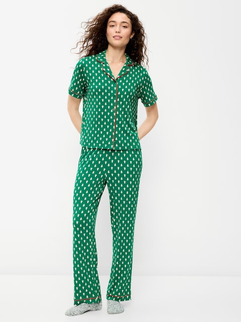 Sunday Sleep Knit Jersey Pant Set