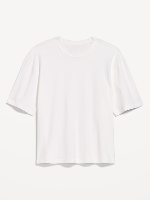 Garment-Dyed Heavyweight Cropped T-Shirt