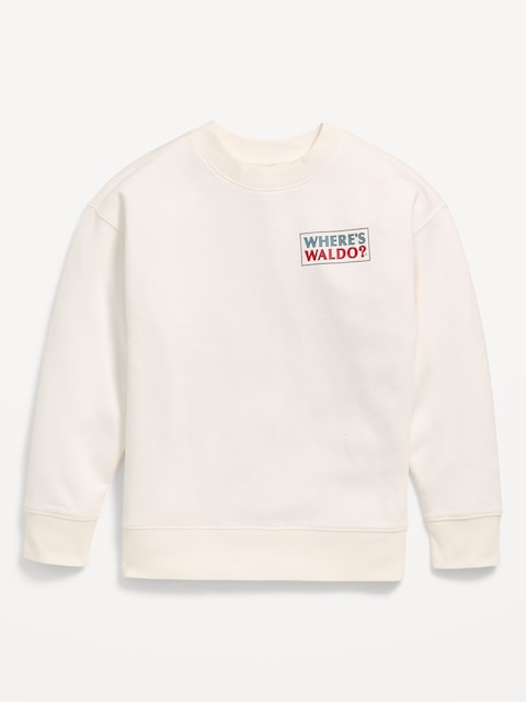 Where's Waldo?™ Gender-Neutral Oversized Sweatshirt for Kids