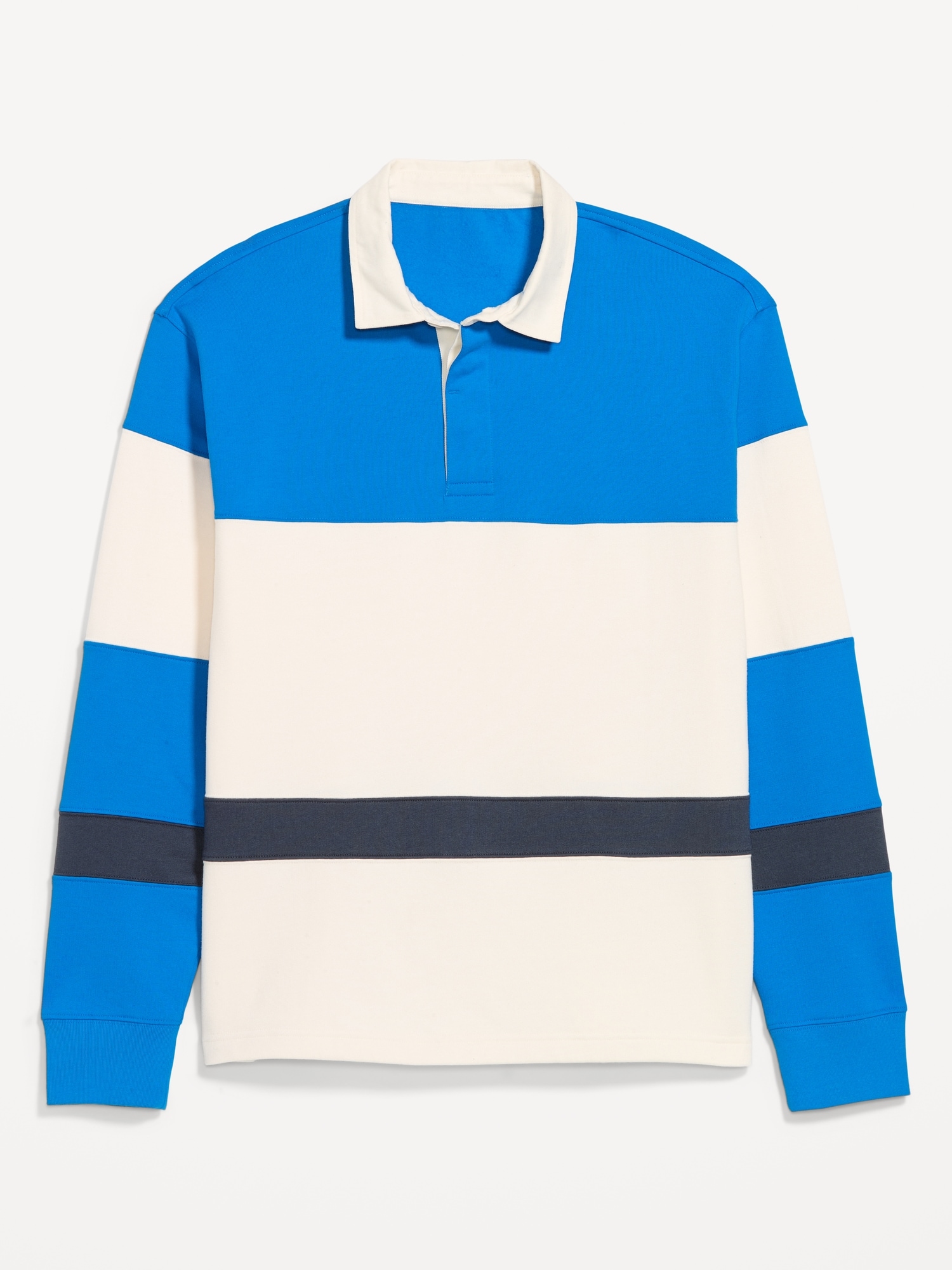Long-Sleeve Rugby Polo Shirt