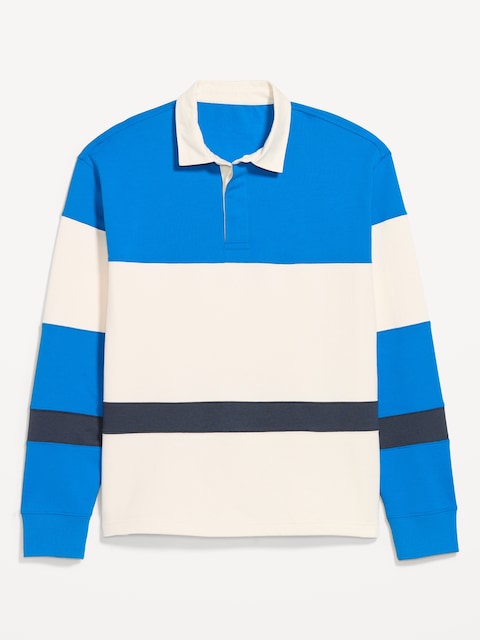 Long-Sleeve Rugby Polo Shirt
