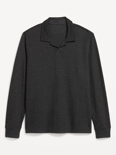 Long-Sleeve Polo Sweater