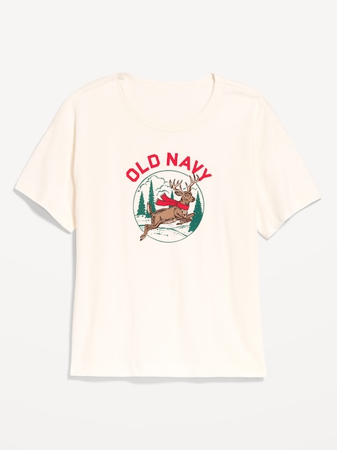 Short-Sleeve Graphic Pajama T-Shirt