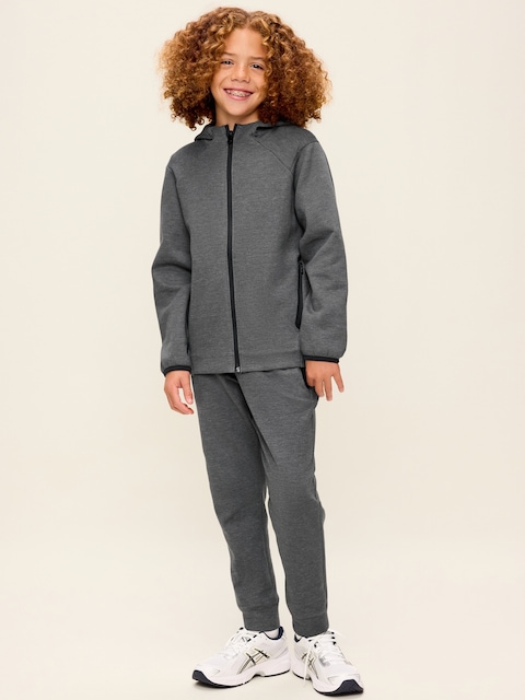 Dynamic Fleece Full-Zip Hoodie and Joggers Set for Boys