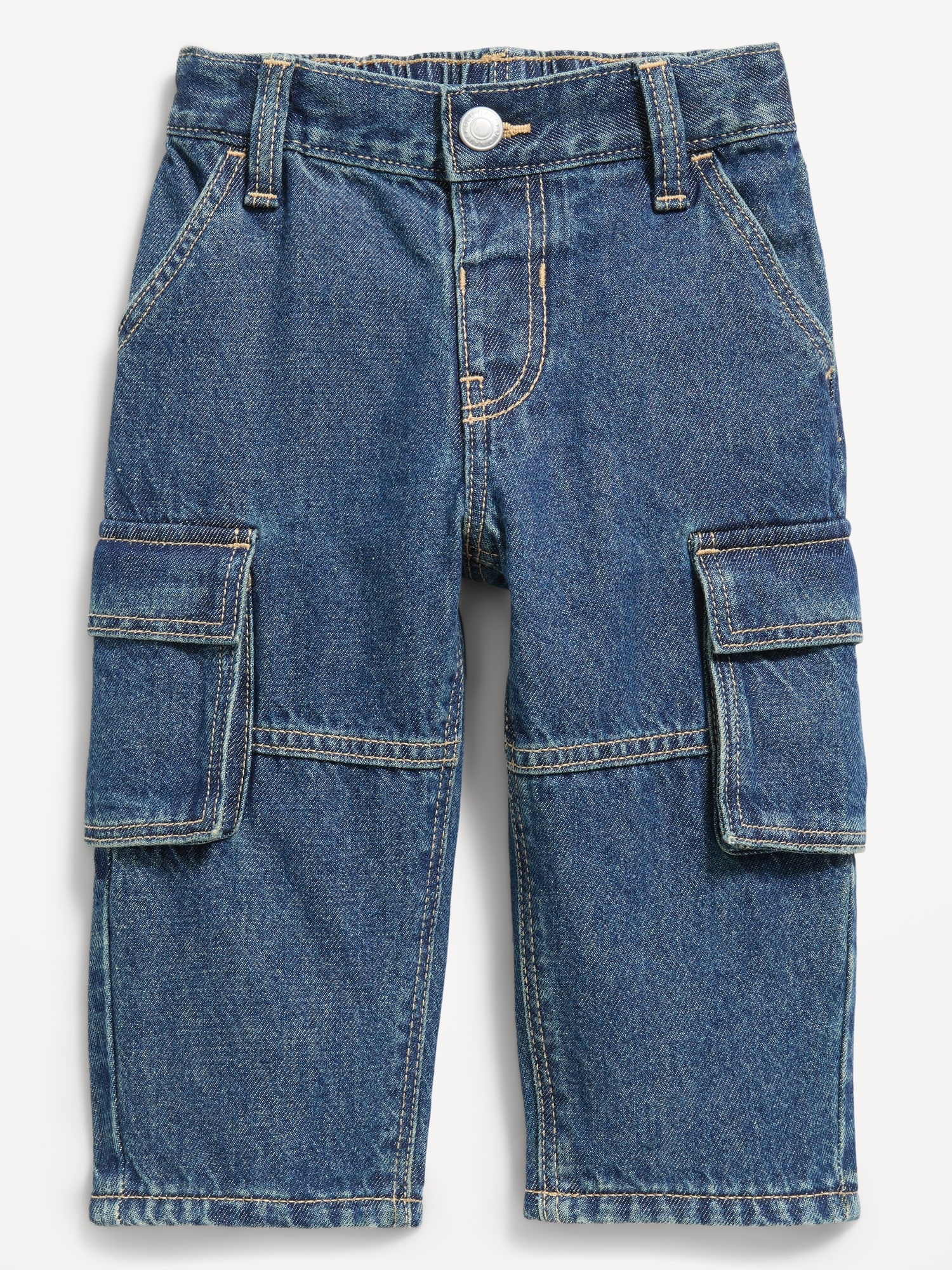 Super Baggy Barrel-Leg Cargo Jeans for Toddler Boys