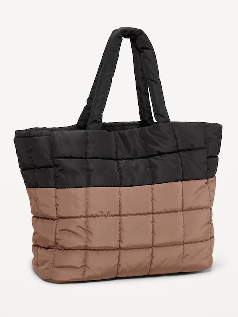 Active Puffer Large Colorblock Tote
