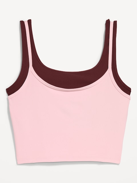 PowerSoft Layered Longline Bra