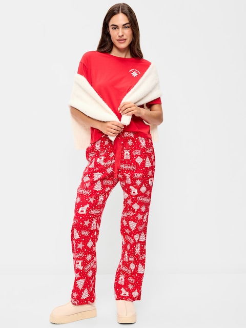 Flannel Pajama Pants for Women
