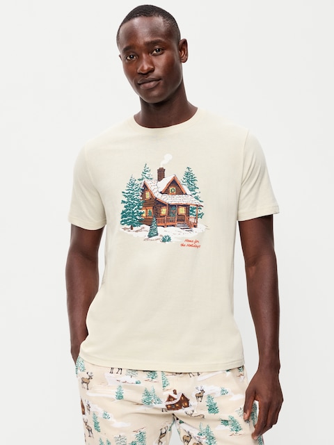 Crew-Neck Graphic T-Shirt