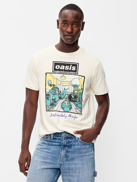 Oasis Definitely Maybe Graphic T-Shirt | Old Navy
