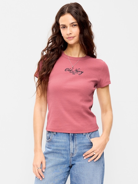 Snug Graphic Ribbed T-Shirt